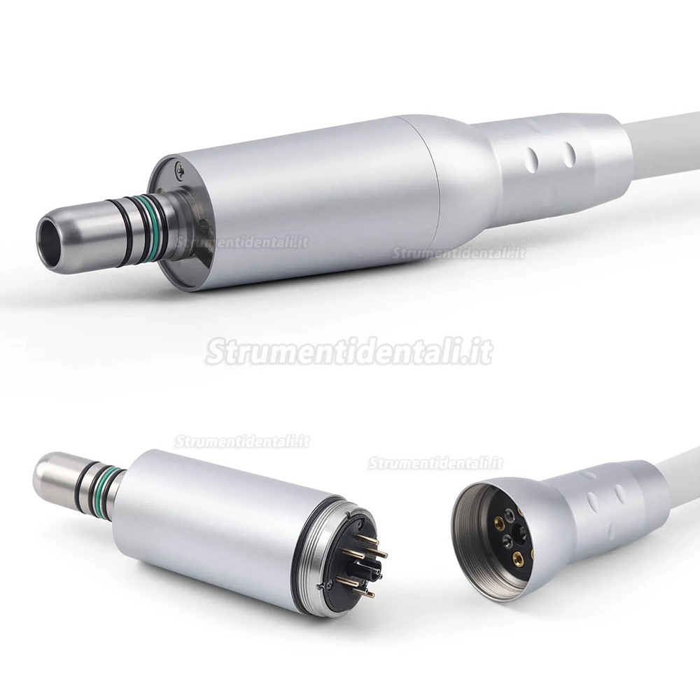 Micromotore elettrico brushless led odontoiatrico, 4 fori con tre modalit&agrave;: 16:1 / 1:1 / 1:5